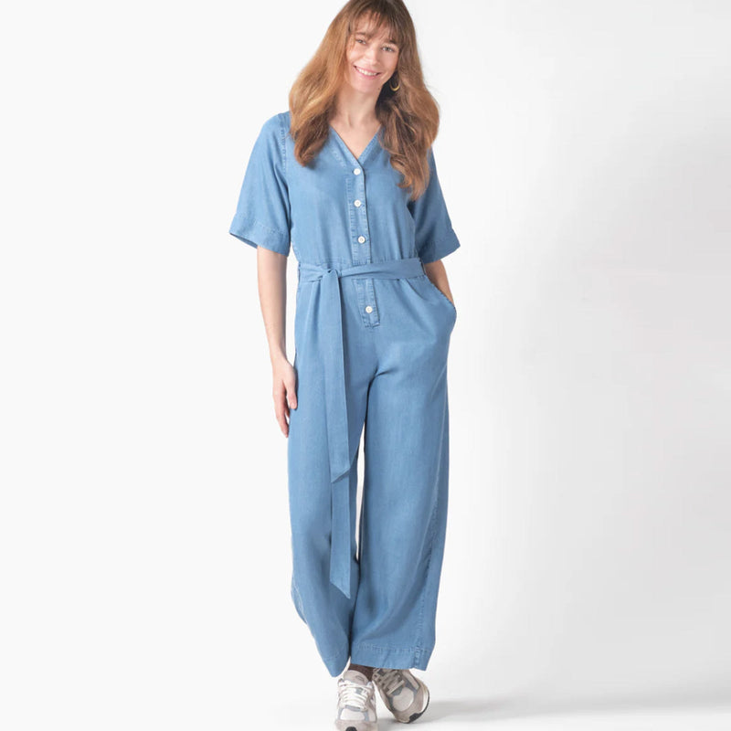 Marna Jumpsuit light blue chambrey Klitmøller Collective