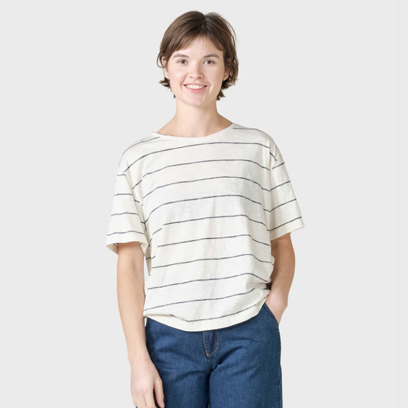Megan Tee OCS cream/navy Klitmøller Collective