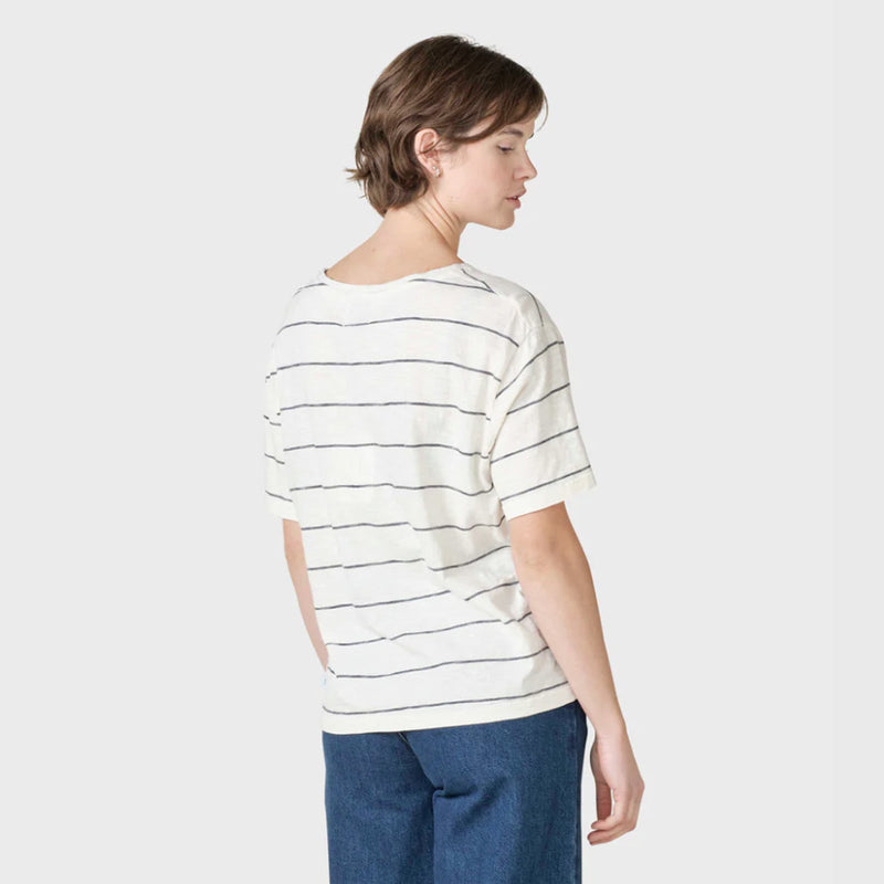 Megan Tee OCS cream/navy Klitmøller Collective