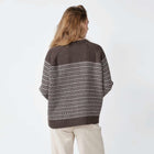 Sienna Knit Jumper taupe/cream