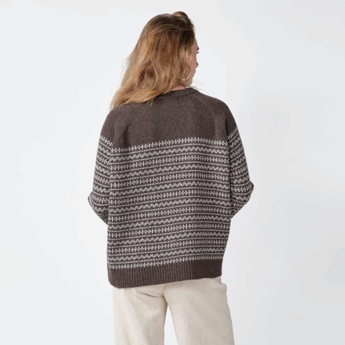 Sienna Knit Jumper taupe/cream