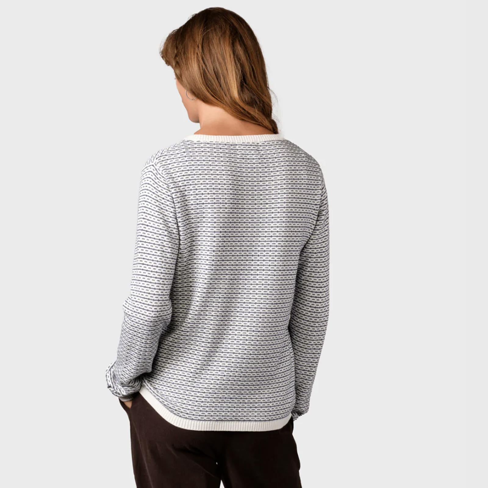 Silje Knit Jumper cream/navy Klitmøller Collective