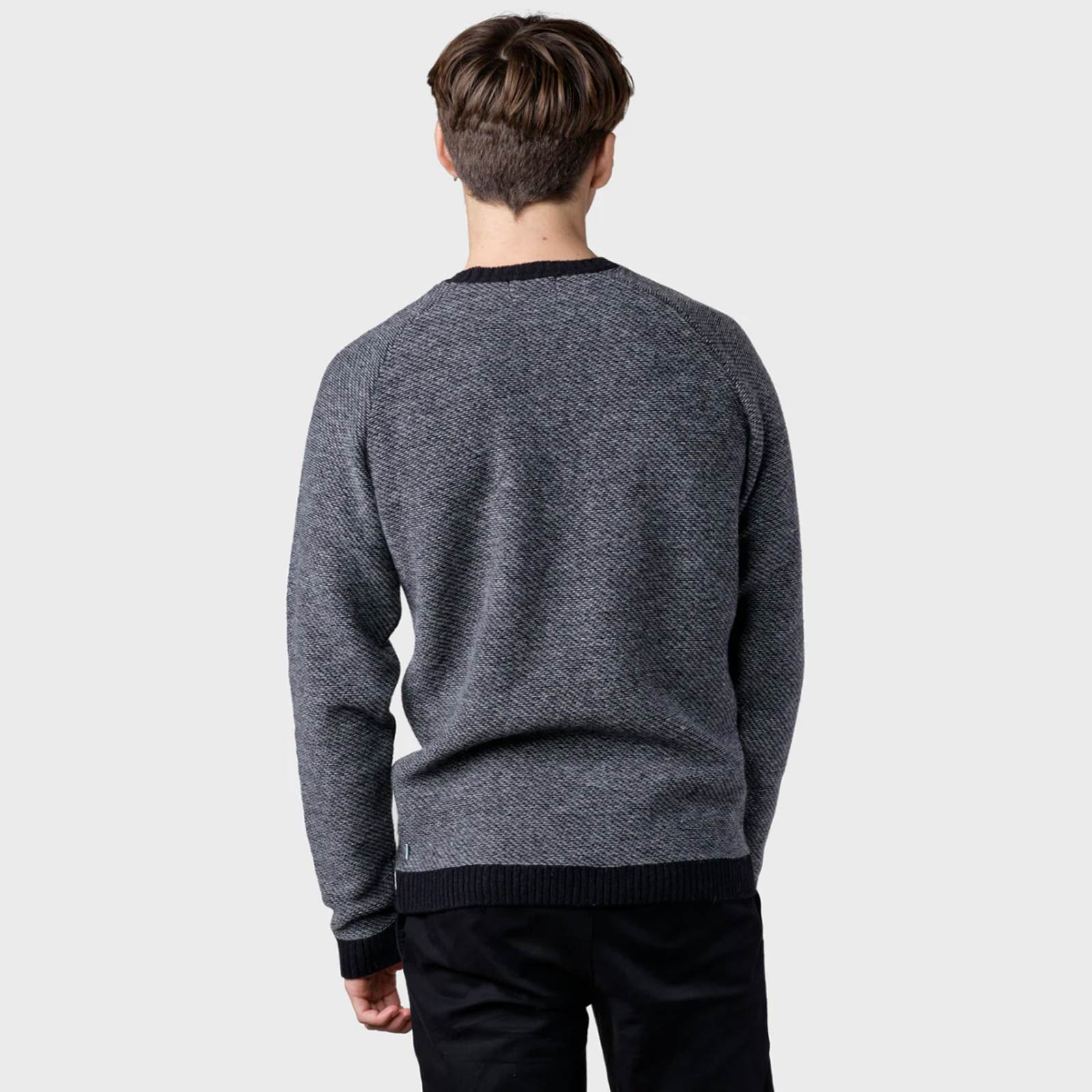 Arthur Knit Jumper black/light grey Klitmøller Collective