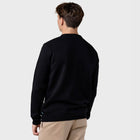 Mens Basic Cotton Knit Jumper black KC1572 Klitmøller Collective