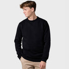 Mens Basic Cotton Knit Jumper black KC1572 Klitmøller Collective