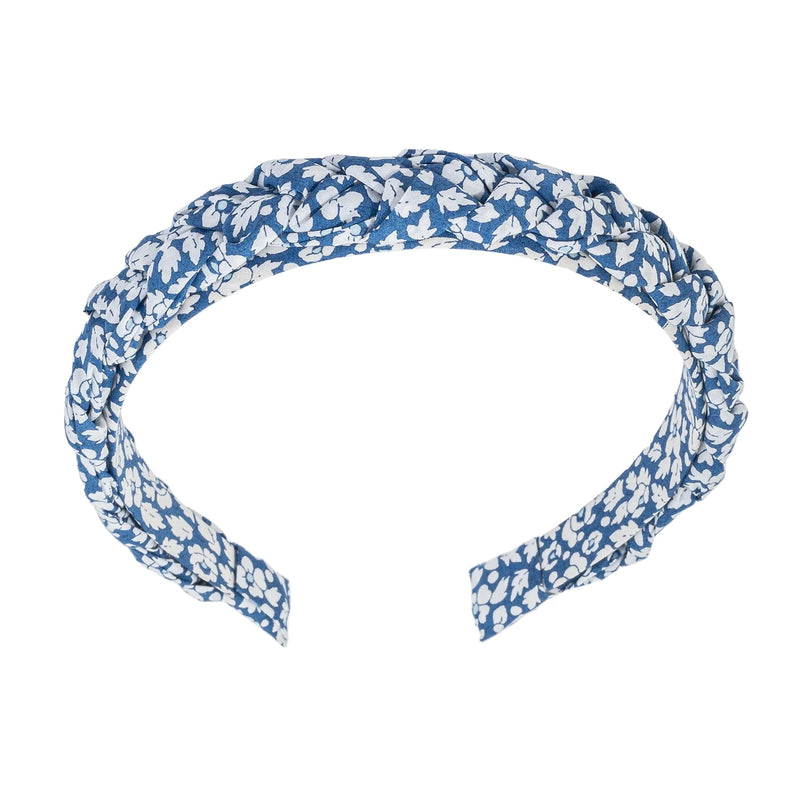 Hairband Braided MW Liberty Feather Blue