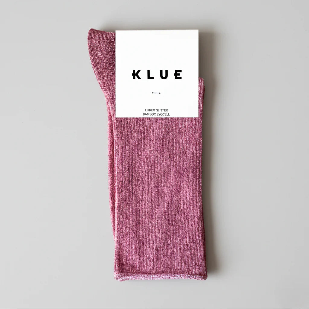 Lurex Glitter Socks strawberry red Klue Accessories