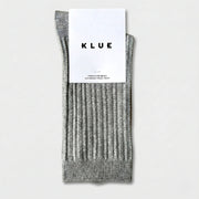 Pointelle Fine Rib Modal Socks light grey Klue Accessories