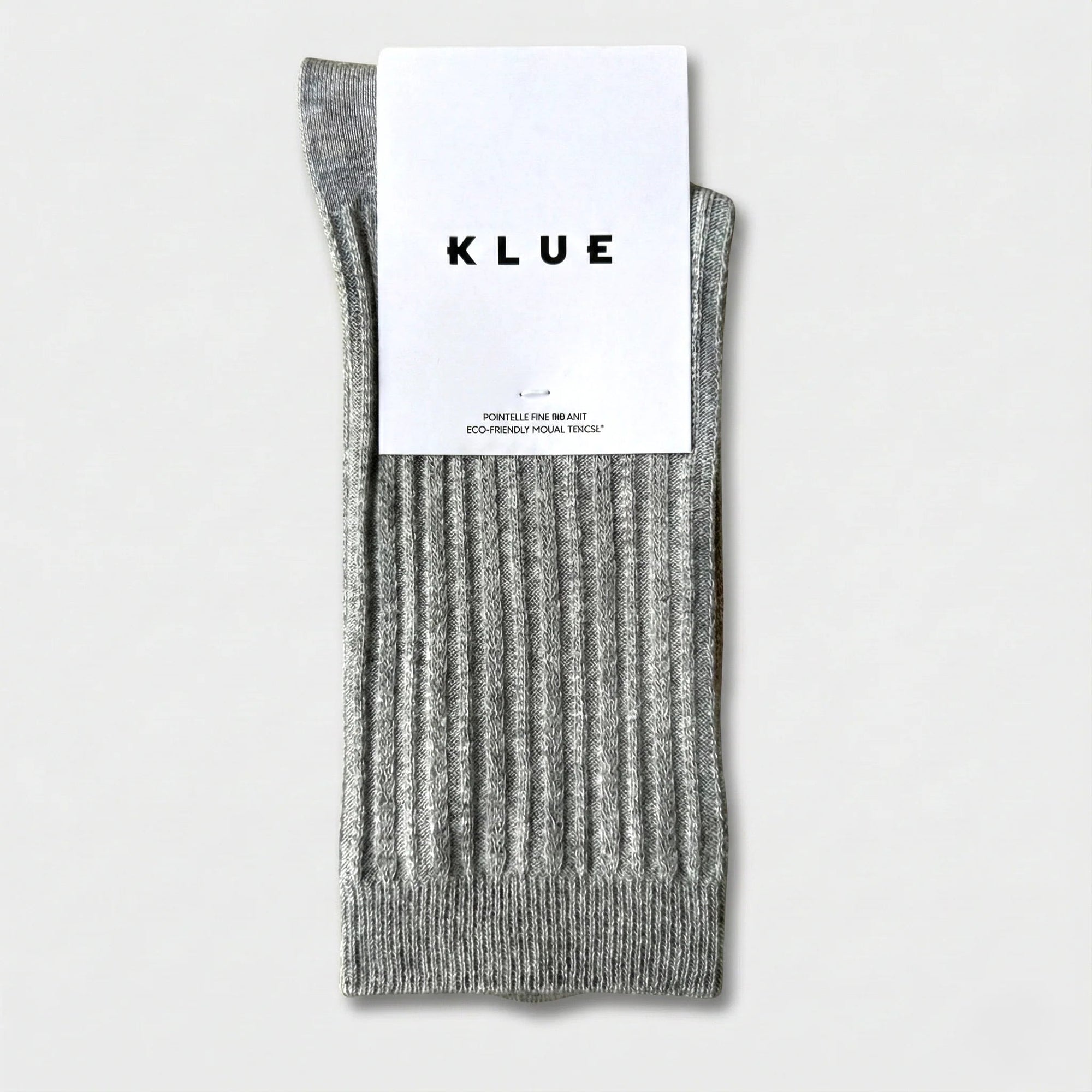 Pointelle Fine Rib Modal Socks light grey Klue Accessories