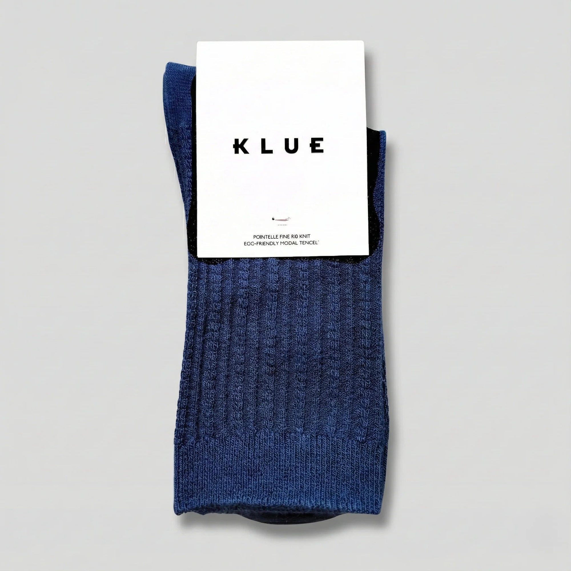 Pointelle Fine Rib Modal Socks navy Klue Accessories