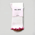 Ruffles Organic Cotton Socks pink Klue Accessories
