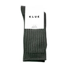 Solid Knitted Stripes Socks khaki Klue Accessories