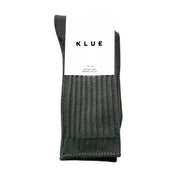 Solid Knitted Stripes Socks khaki Klue Accessories