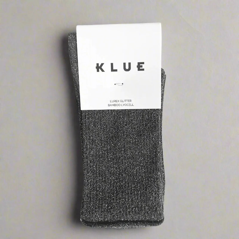 Lurex Glitter Socks grey