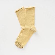 Lurex Glitter Socks lemon Klue Accessories