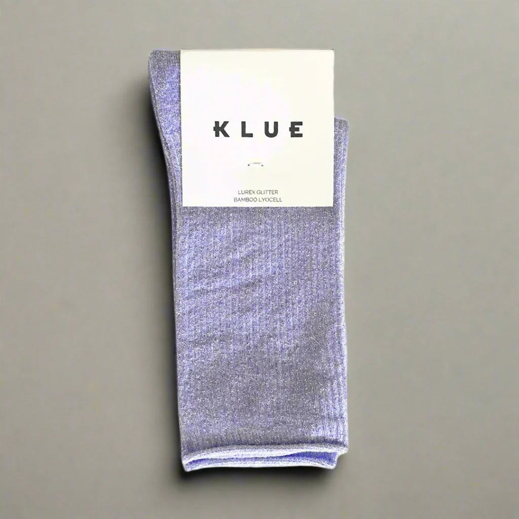 Lurex Glitter Socks lilac