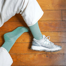 Lurex Glitter Socks mint green