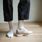 Lurex Glitter Socks white