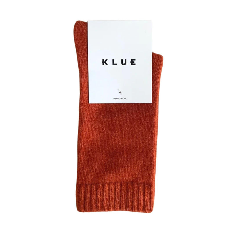 Merino Wool Socks brick Klue Accessories