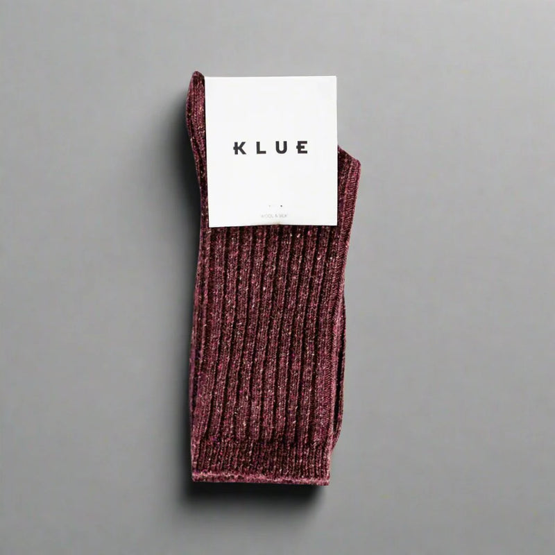 Silk Socks burgundy