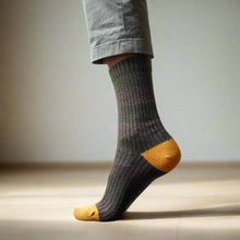 Stripes Merino Wool Socks khaki