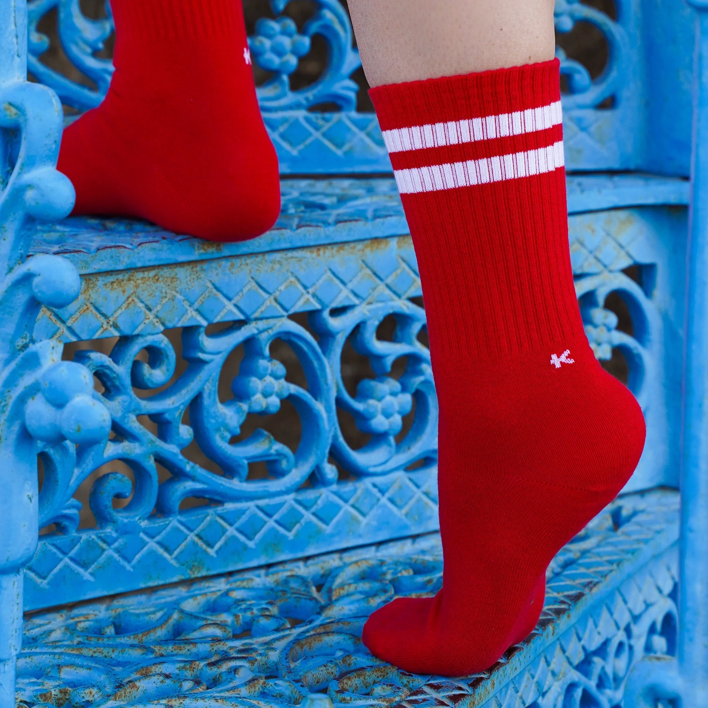 Tennis Socks red/white