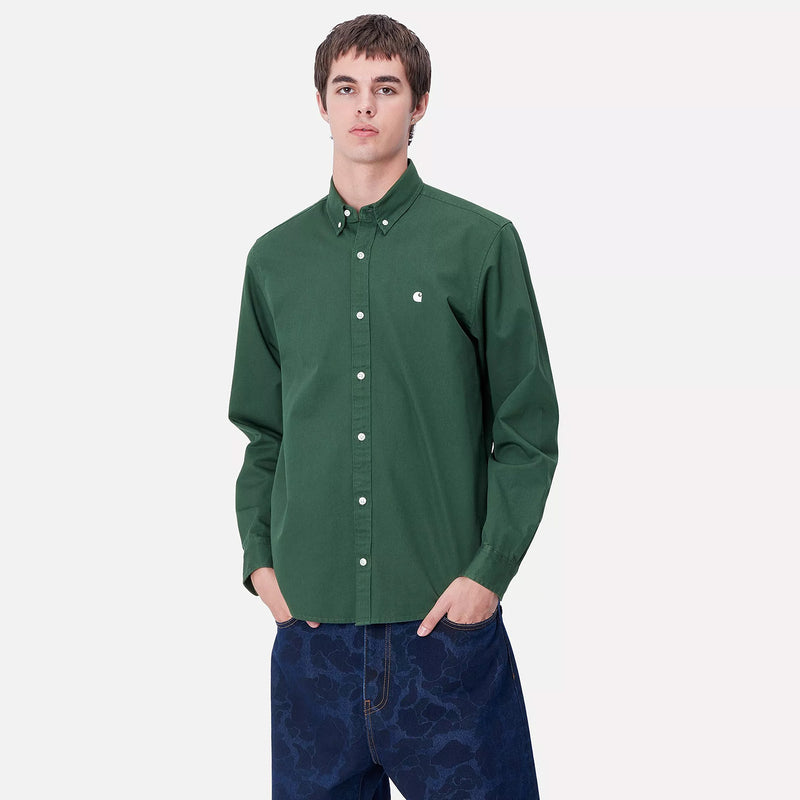 L/S Madison Shirt sycamore tree/wax