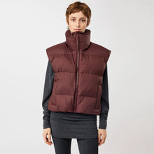 Padded Vest burgundy