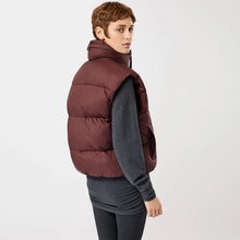 Padded Vest burgundy
