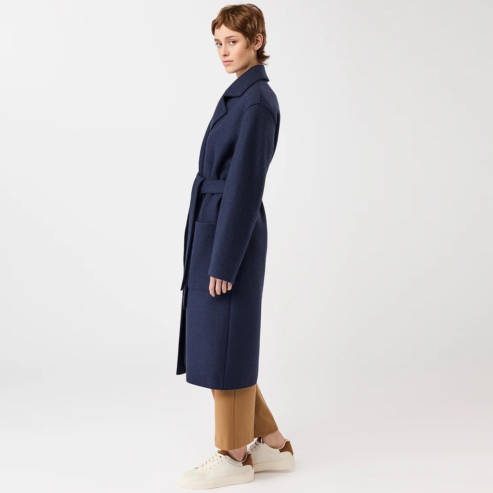 Short Coat steel blue