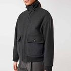 Wool Blouson Jacket anthra
