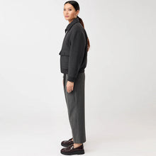 Wool Blouson Jacket anthra