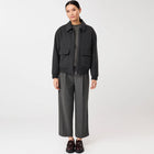 Wool Blouson Jacket anthra