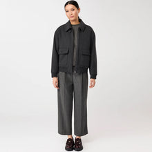 Wool Blouson Jacket anthra