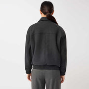 Wool Blouson Jacket anthra