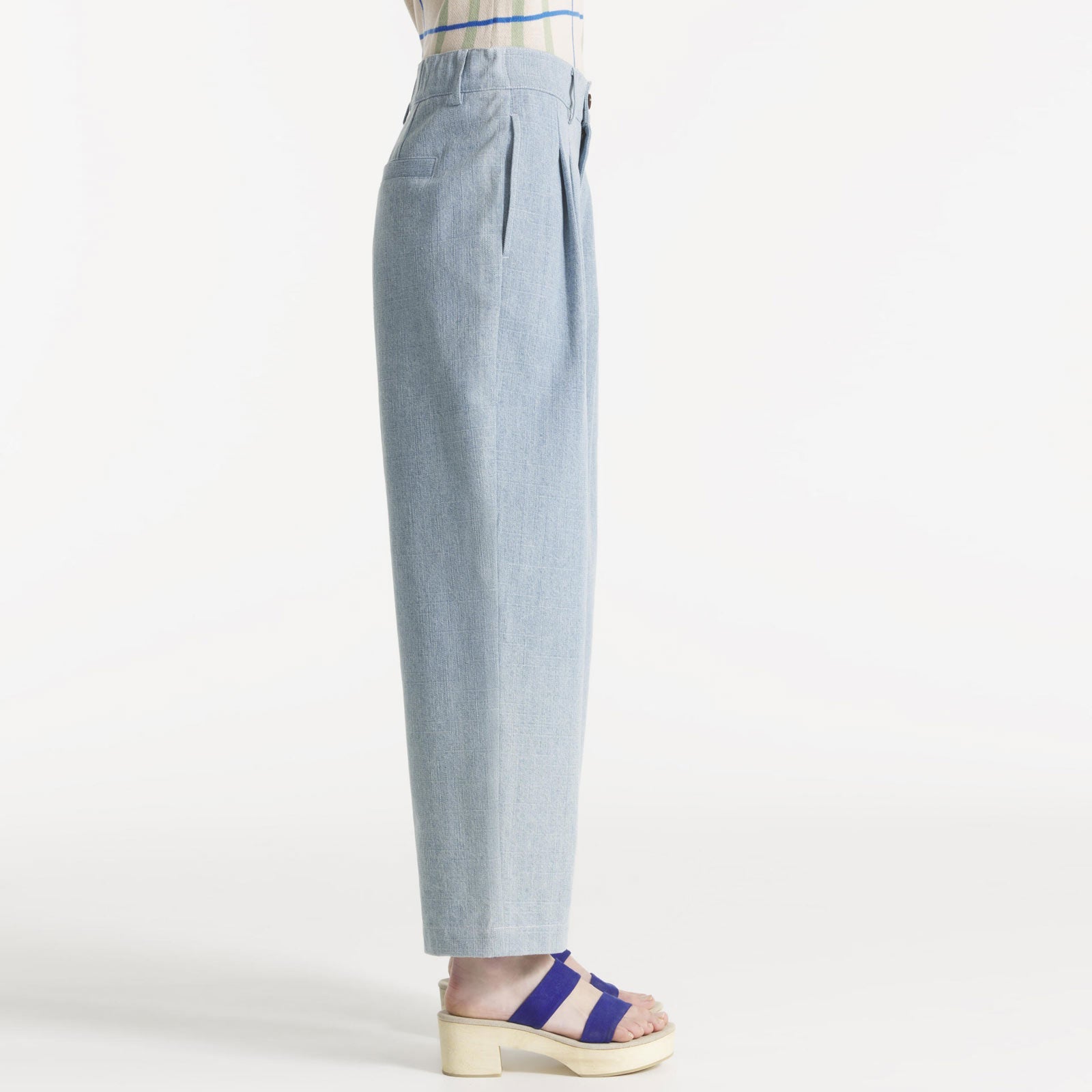 Petrina Chino Pants blue Le Mont Saint Michel