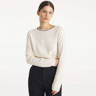 Sdill Knitted Jumper off white Le Mont Saint Michel