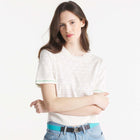 Silva SS Sweater off white green Le Mont Saint Michel