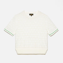 Silva SS Sweater off white green Le Mont Saint Michel