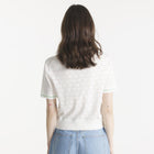 Silva SS Sweater off white green Le Mont Saint Michel