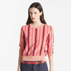 Stasia Stripes Sweater vieux rose Le Mont Saint Michel