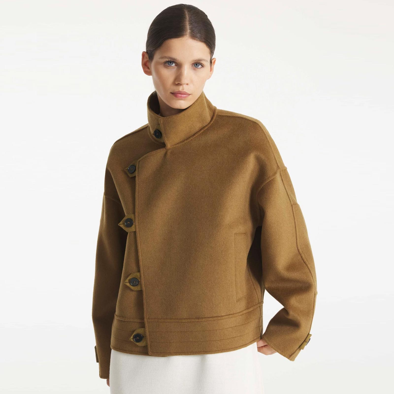 Vastine Military Jacket camel Le Mont Saint Michel