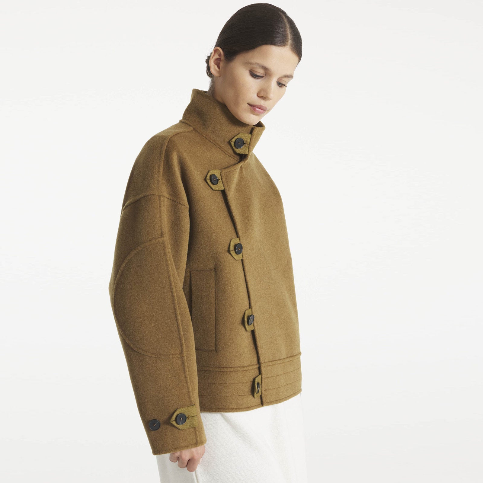 Vastine Military Jacket camel Le Mont Saint Michel