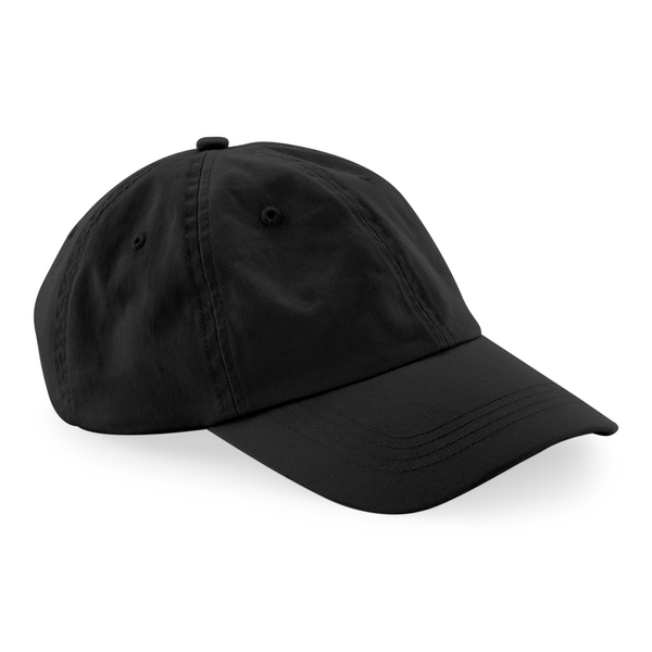 6 Panel Dad Cap Cotton black