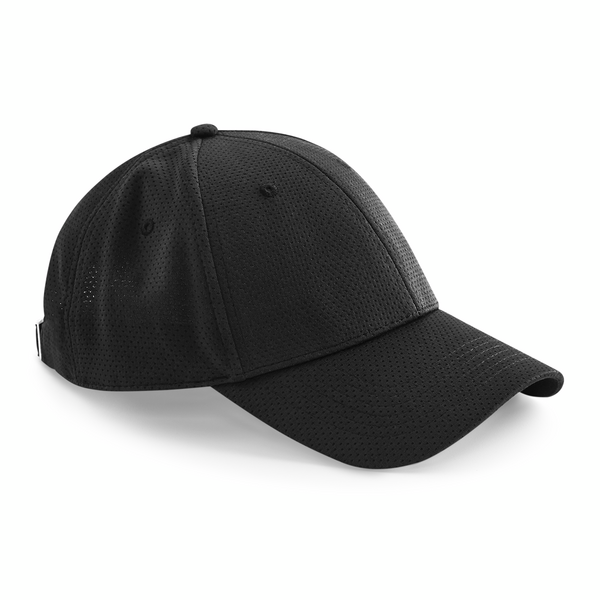 Air Mesh 6 Panel Cap black