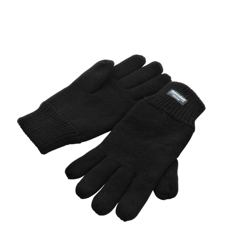 Classic Fully Lined Thinsulate Gloves black Libero Products