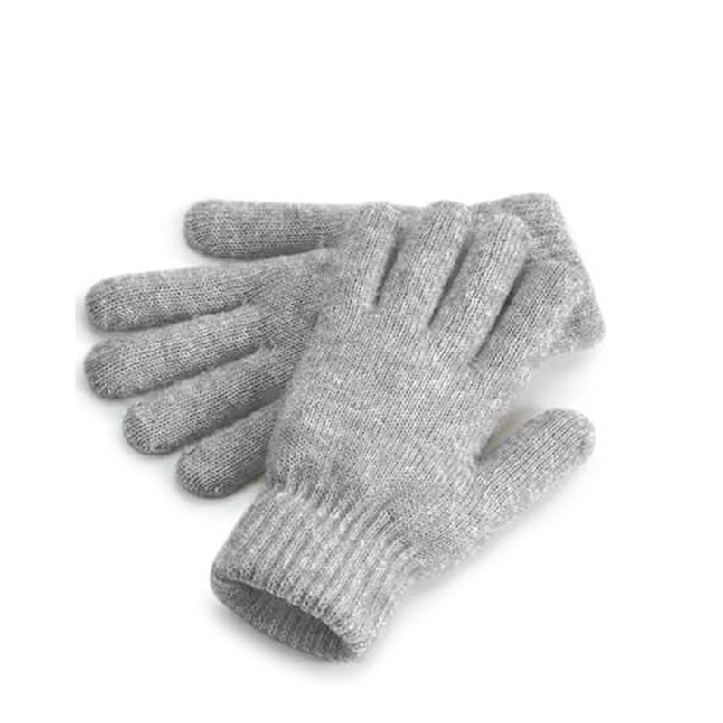 Cosy Ribbed Cuff Gloves grey marl Libero Products