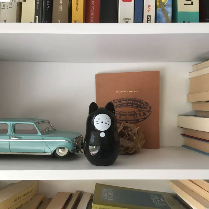 Daruma-Neko buena vida (negro) Libero Products