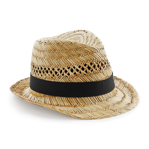 Straw Summer Trilby natural
