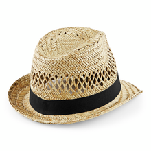 Straw Summer Trilby natural